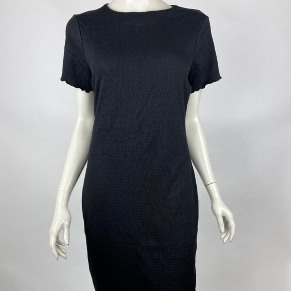 Torrid Smocked Bodycon Dress Stretch Lined Lined Short SleeveWomen 00 M L 10 NWT